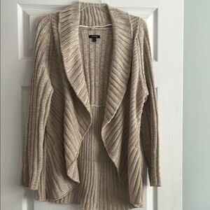 Apt. 9 Cream Cozy Ribbed Cardigan